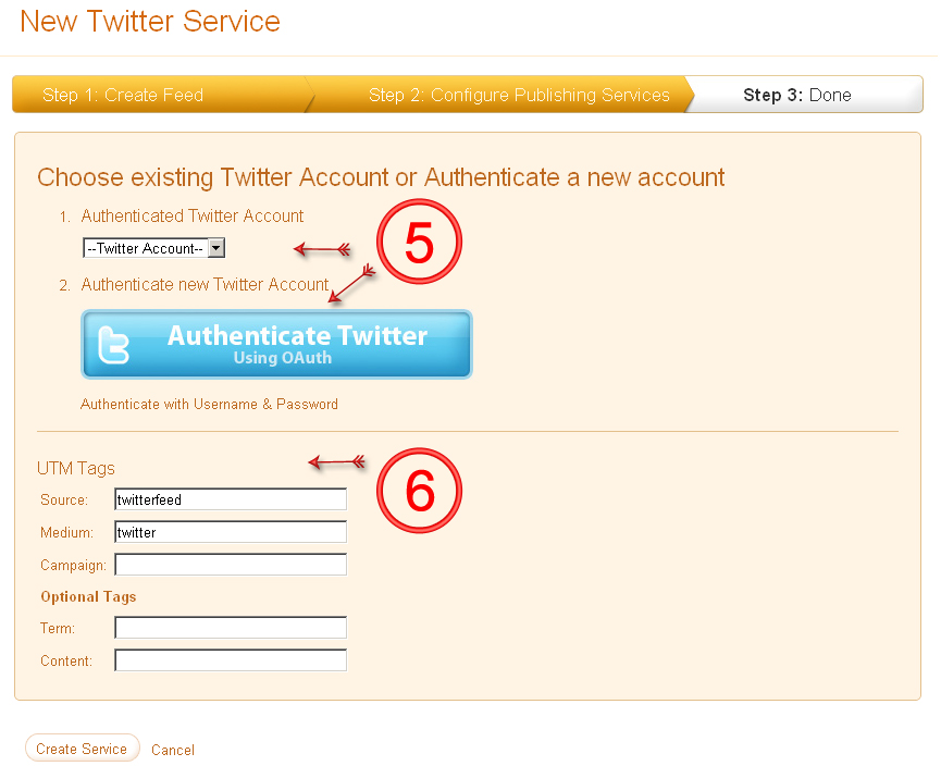 Авторизуемся в Twitter, добавляем UTM-метки Авторизуемся в Twitter, добавляем UTM-метки